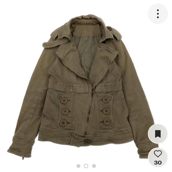 vintage japanese assymetrical jacket - Picture 2 of 4